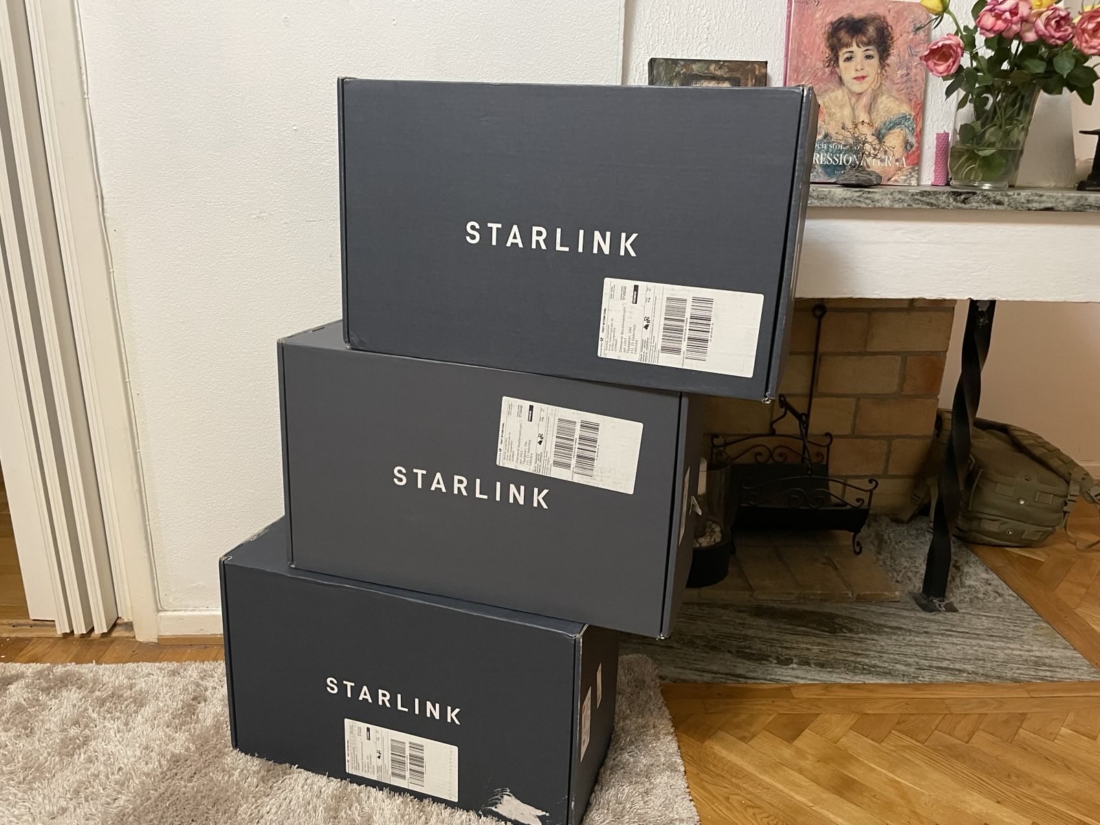 Starlink field setup